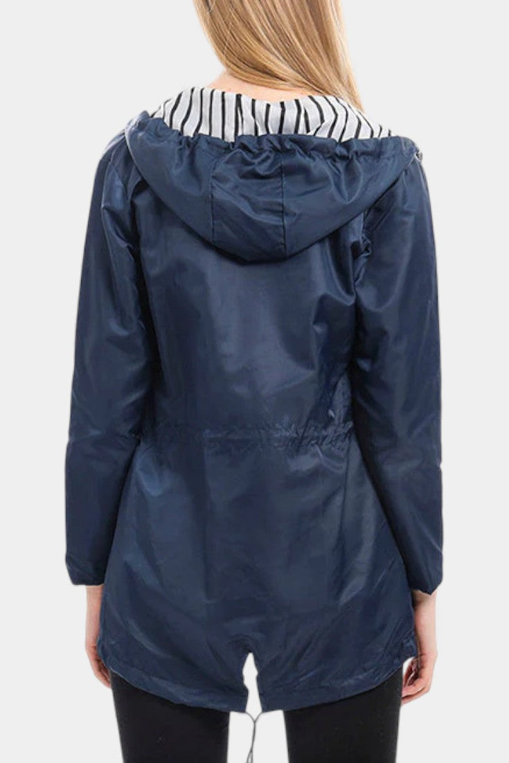 Aria Waterproof Jacket with Adjustable Hood