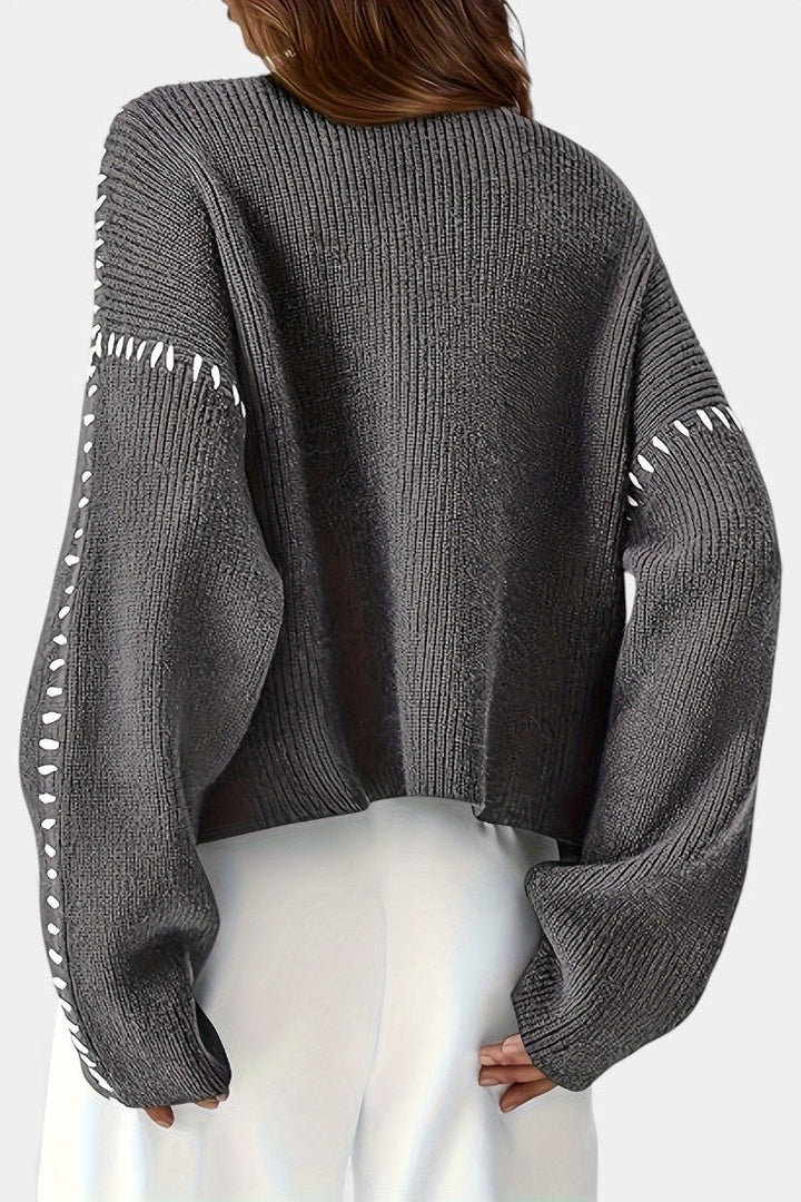 Rowena Cozy Oversized Turtleneck Sweater in Soft Knit