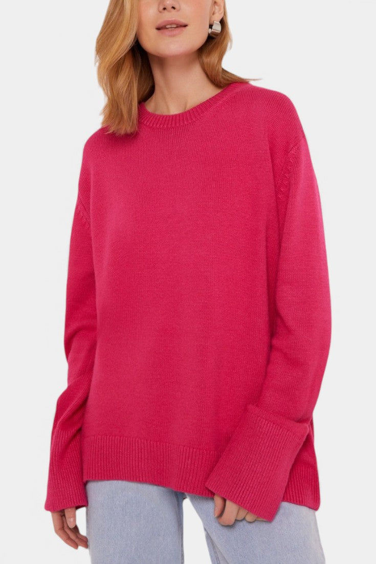 Néliane Soft Knit Oversized Candyfloss Sweater
