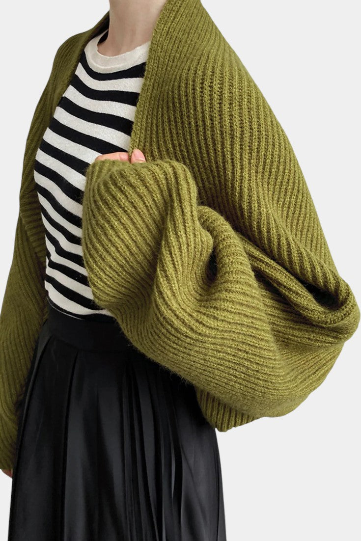 Angélique High-Neck Cozy Thermo Knit Viscose Sweater