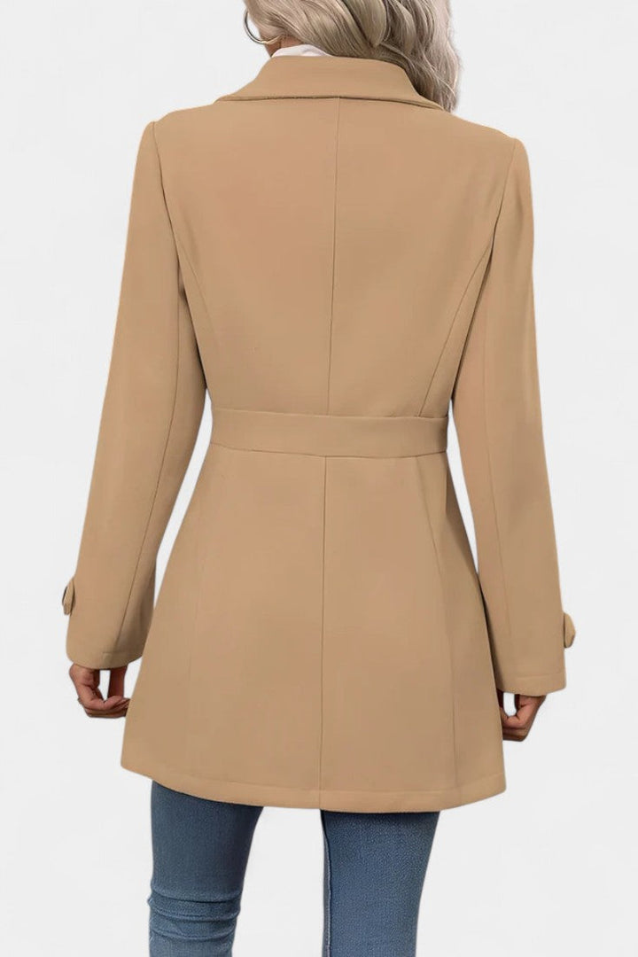 Cléophée Lapel Jacket with Button Closure