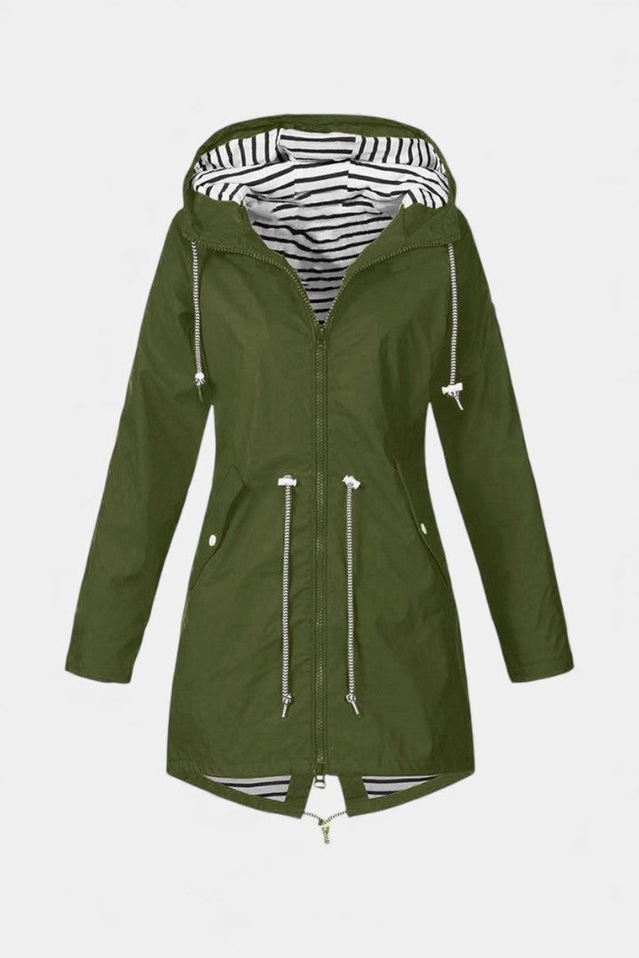 Aria Waterproof Jacket with Adjustable Hood