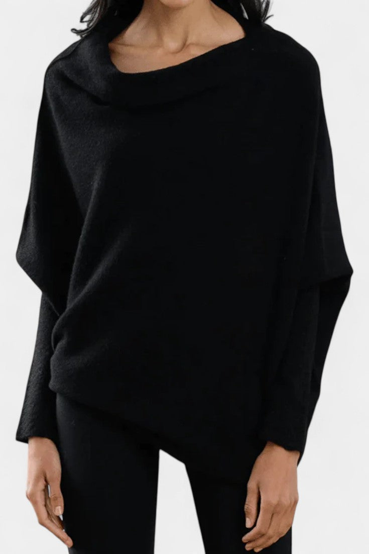 Soft Knit Off-Shoulder Casual Sweater by Anna