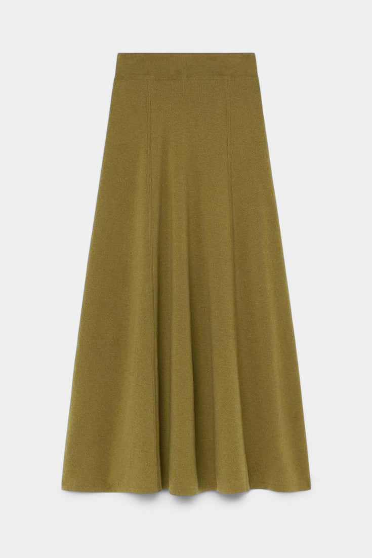 Patricia High Neck Sweater and Ribbed Maxi Skirt Set