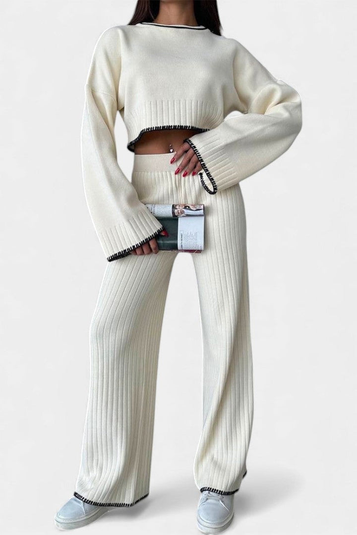 Iléna Two-Piece Minimalist Knit Set