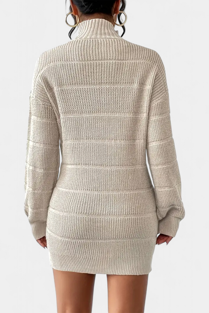Margaux Turtleneck Mini Sweater Dress