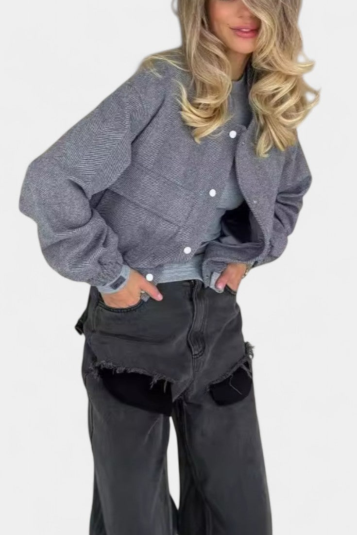 Lulu Modern Cut Casual Minimalist Jacket