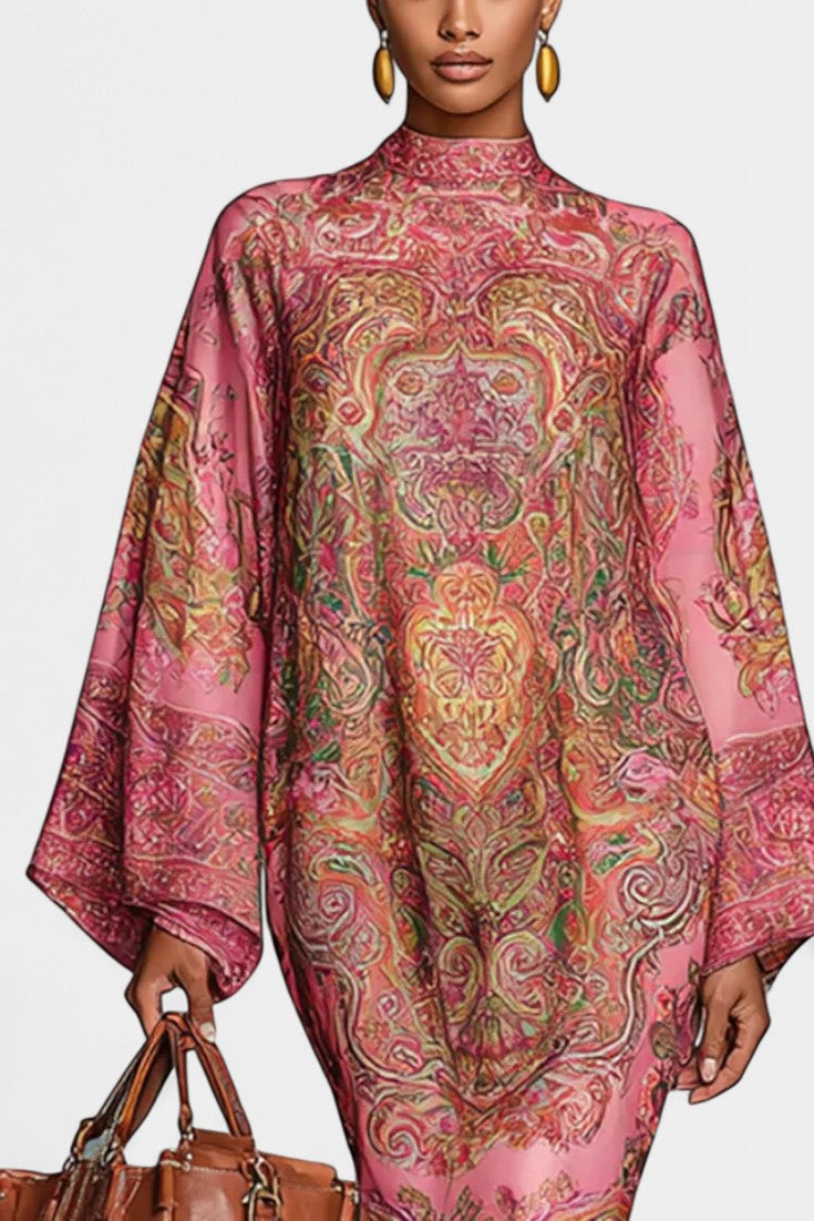 Flavia Chic Paisley Midi Dress