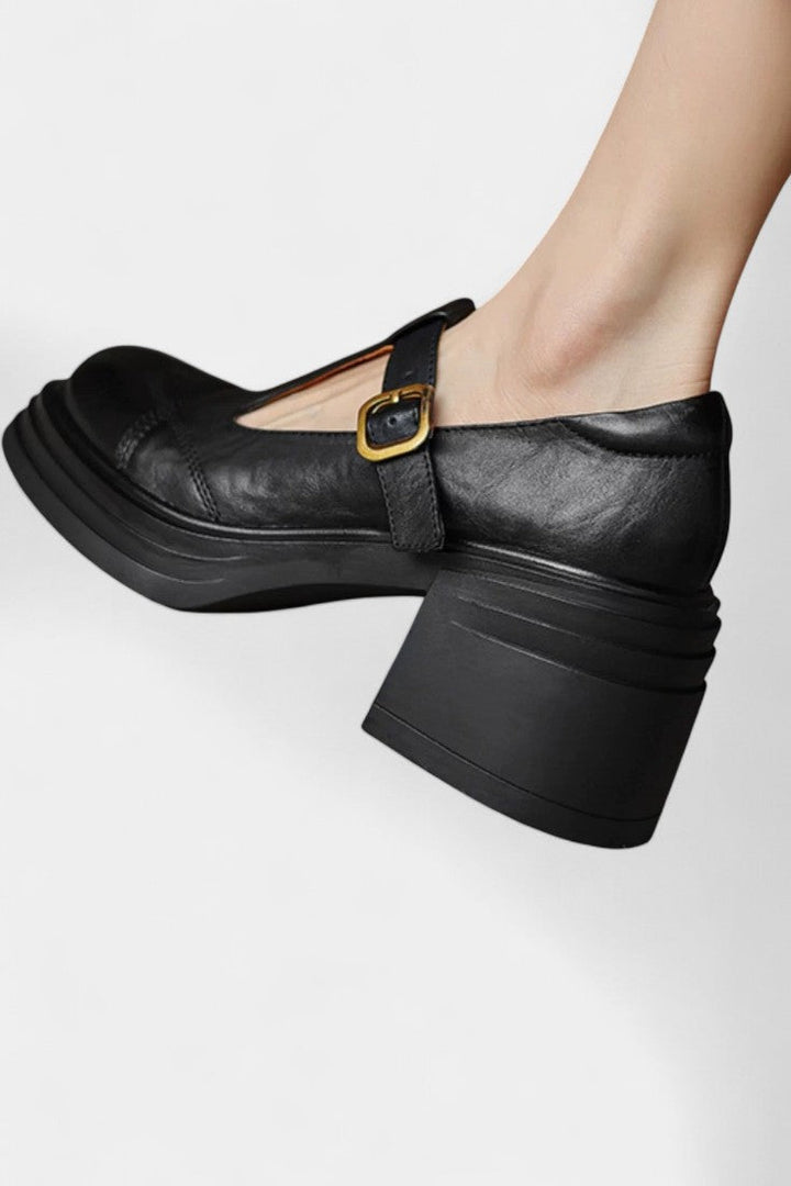 Florence Chic Block Heel Mary Jane Shoes