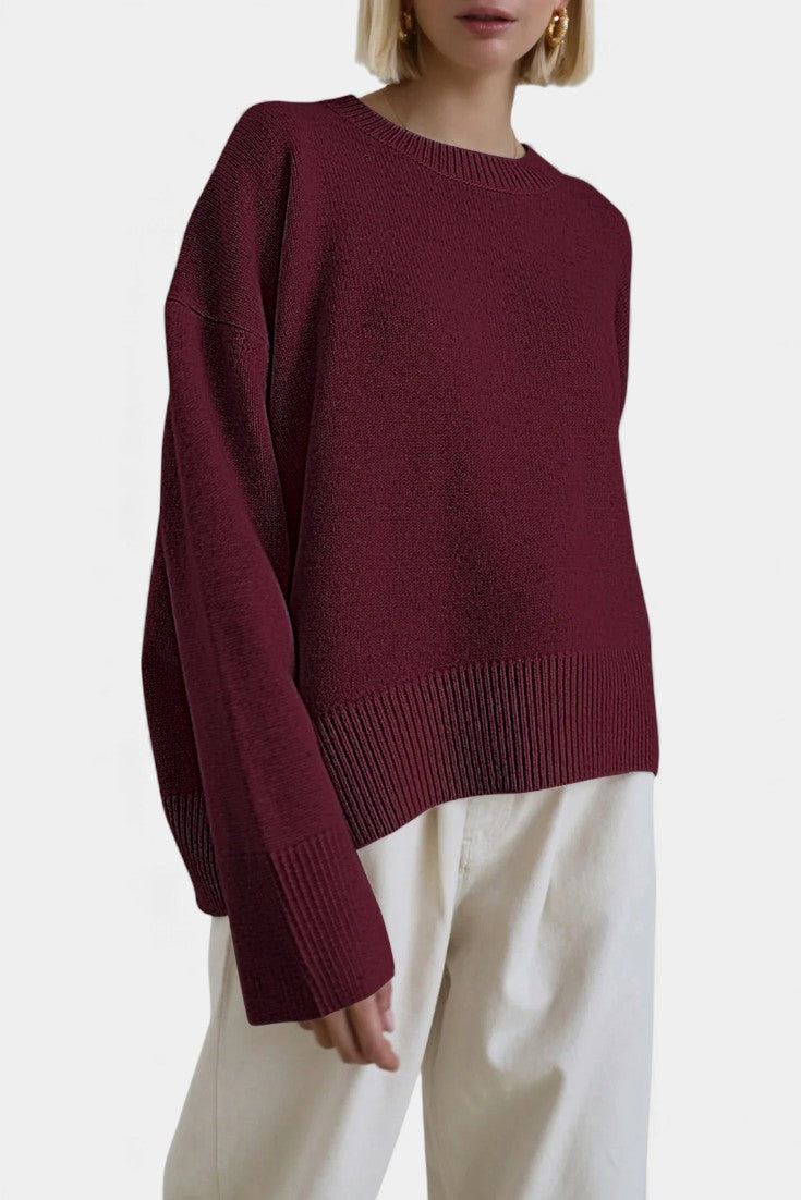 Néliane Soft Knit Oversized Candyfloss Sweater