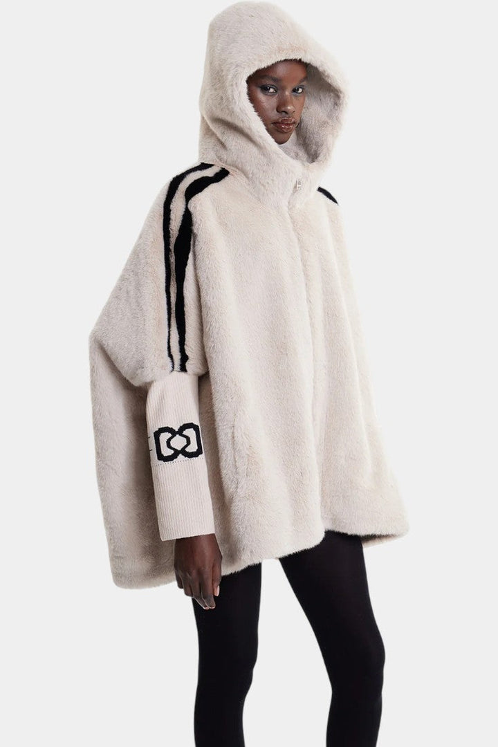 Muriel Faux Fur Hooded Jacket