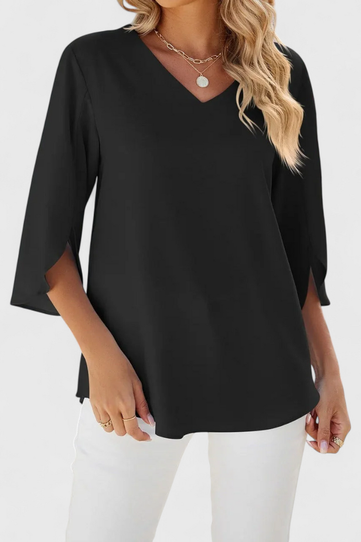 Tabitha Lightweight Flared Blouse for Ultimate Comfort