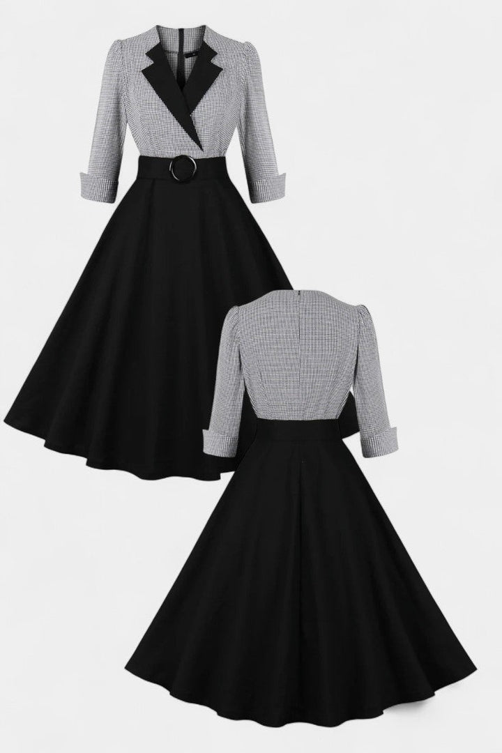 Maria Midi Blazer Dress Featuring a Circular Belt