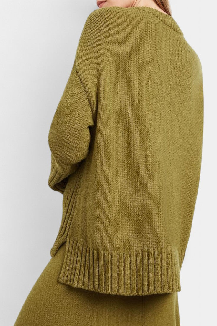 Patricia High Neck Sweater and Ribbed Maxi Skirt Set