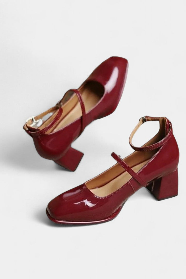 Annelise Chic Mary Jane Shoes with Ankle Strap