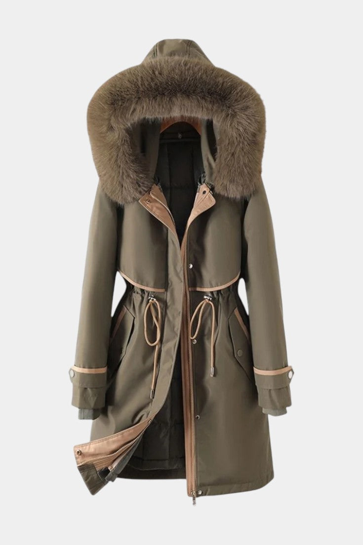 Deyanira Long Waterproof Faux Fur-Lined Parka