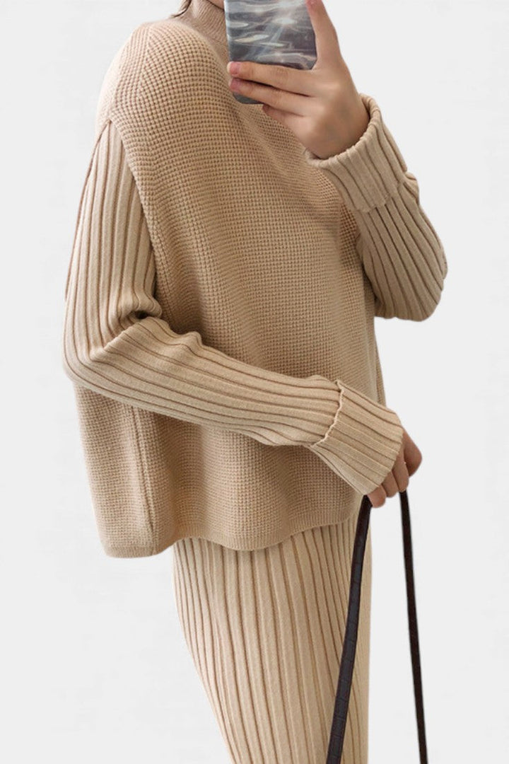 Alectra Modern Silhouette Knit Two-Piece Set