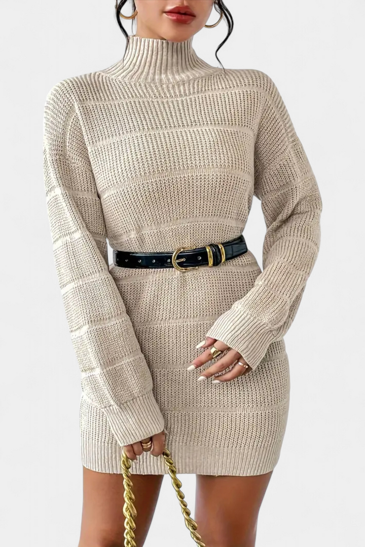 Margaux Turtleneck Mini Sweater Dress