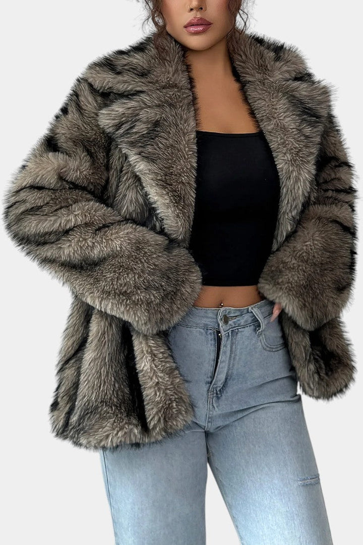 Vérène Soft Faux Fur Long Coat
