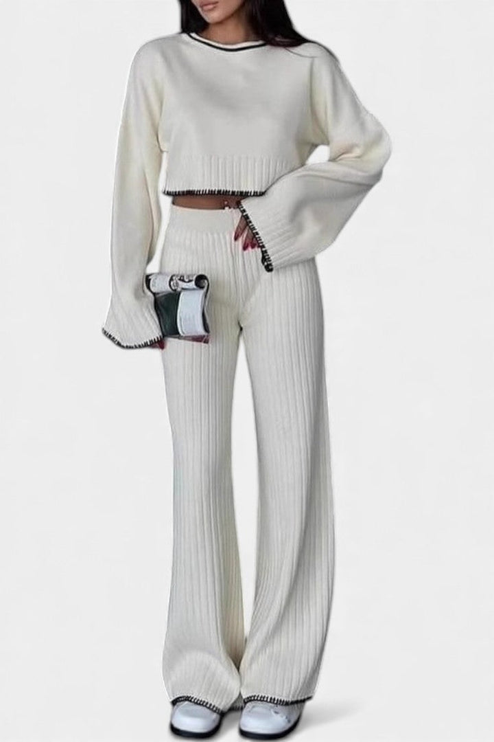 Iléna Sleek Knit Two-Piece Ensemble