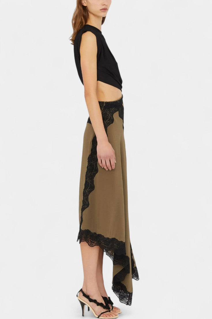 Élyra Verve Twisted T-Shirt Midi Dress