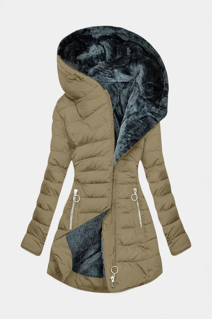 Cibèle Classic Cozy Fur Coat - Elegant and Timeless