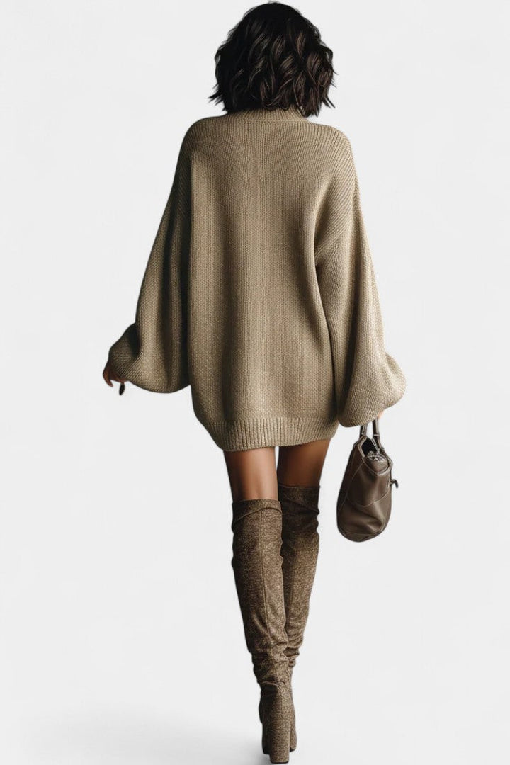 Violaine Retro Knit Mini Dress