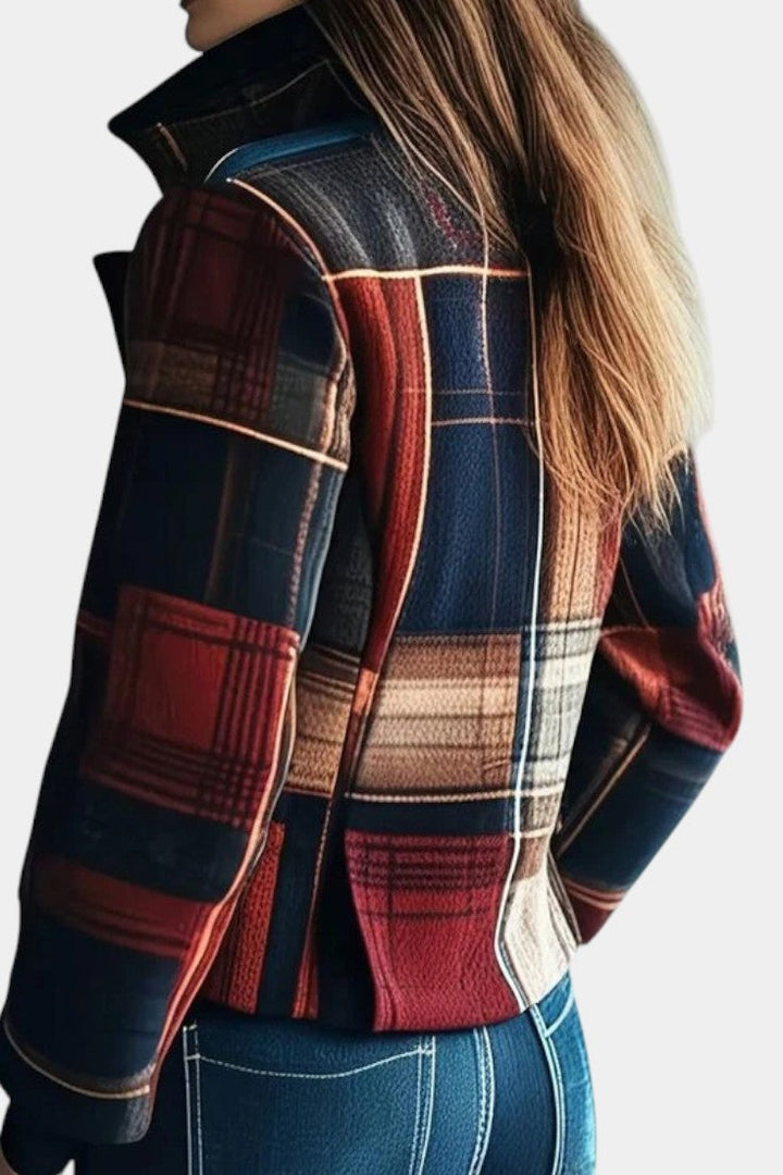 Iriska Timeless Checked Wool Jacket