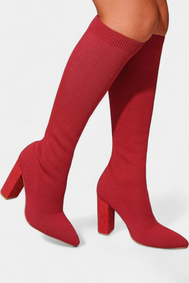 Frédérique Chunky Heel Ankle Boots