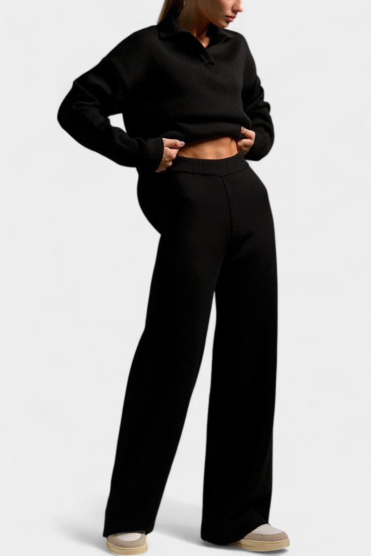 Clairette Soft & Stylish Knit Two-Piece Ensemble