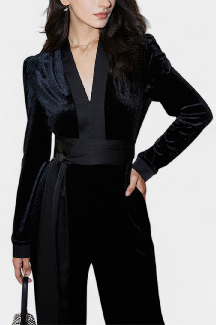 Henrietta Chic High-Waisted Wide-Leg Jumpsuit