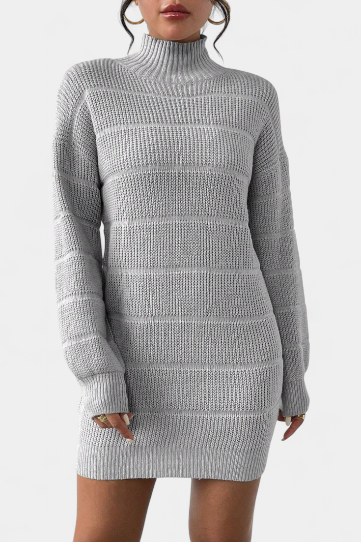 Margaux Turtleneck Mini Sweater Dress
