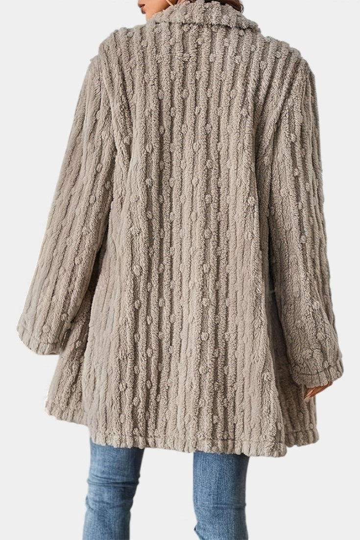 Ceres Mid-Thigh Casual Double-Breasted Jacket