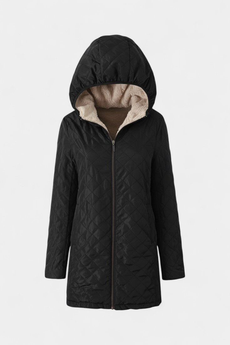Brélya Fleece-Lined Hooded Jacket