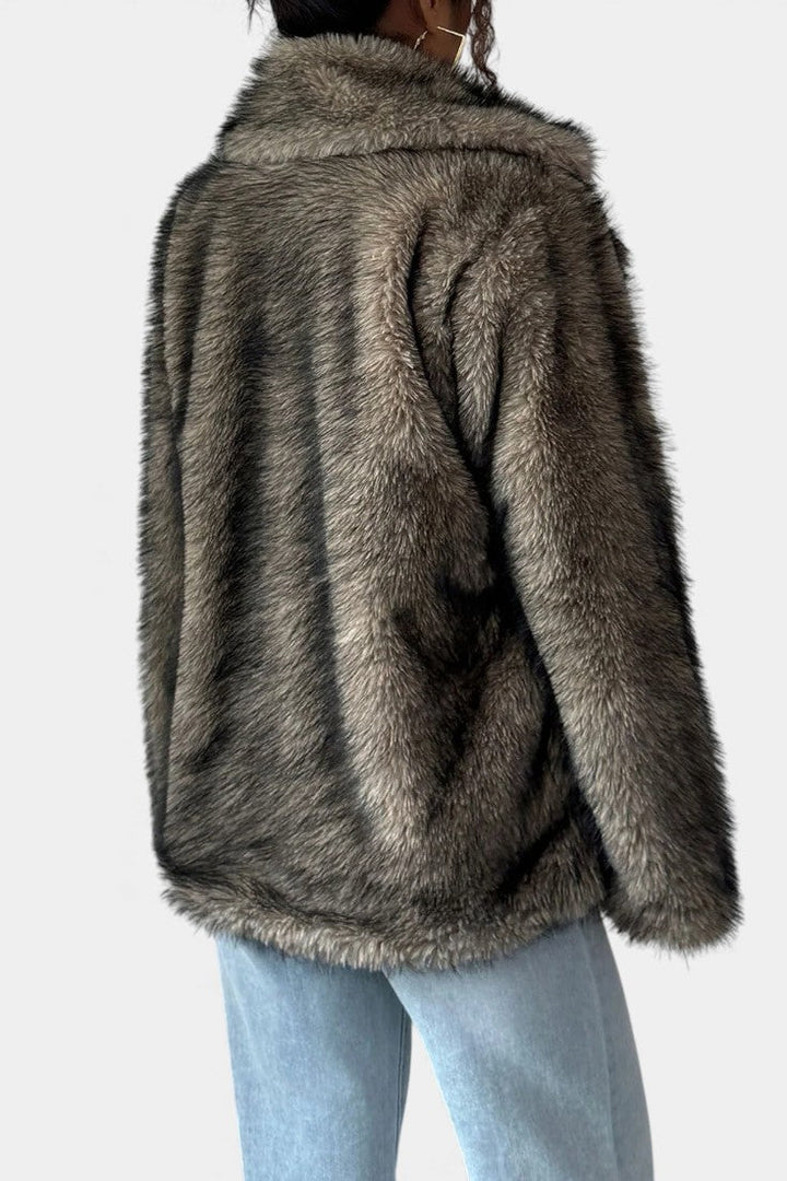 Vérène Soft Faux Fur Long Coat