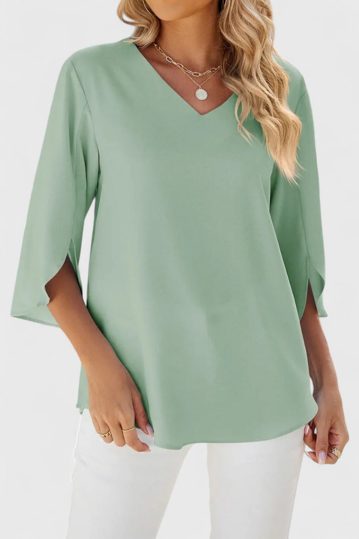 Tabitha Lightweight Flared Blouse for Ultimate Comfort