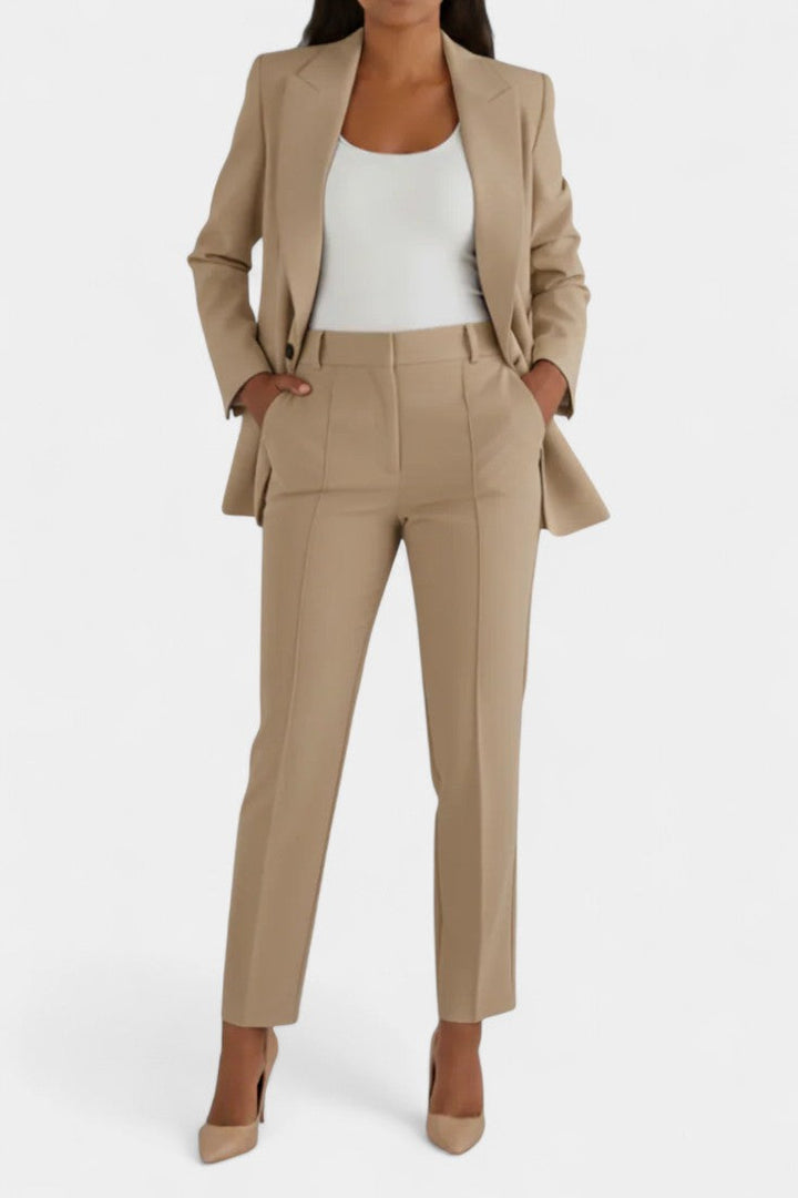 Kaia Soft Fabric Two-Piece Fitted Set