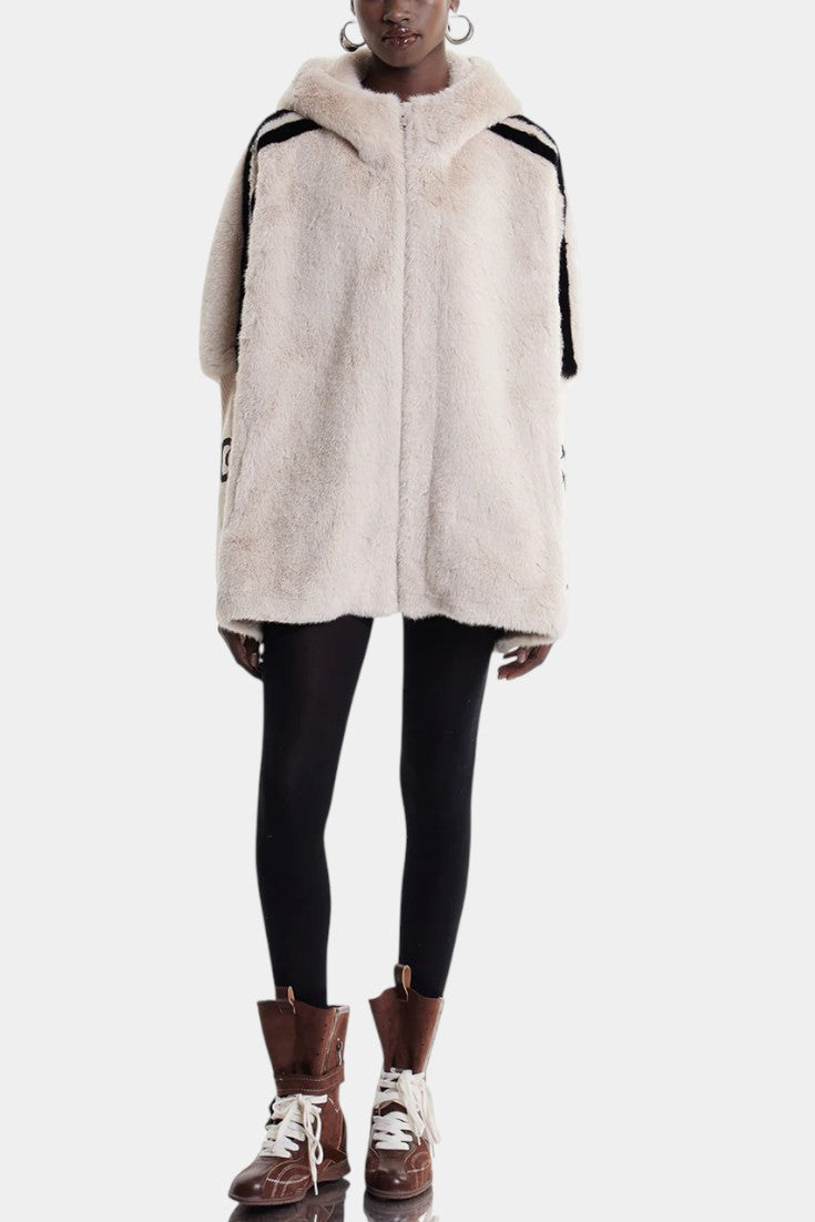 Muriel Faux Fur Hooded Jacket