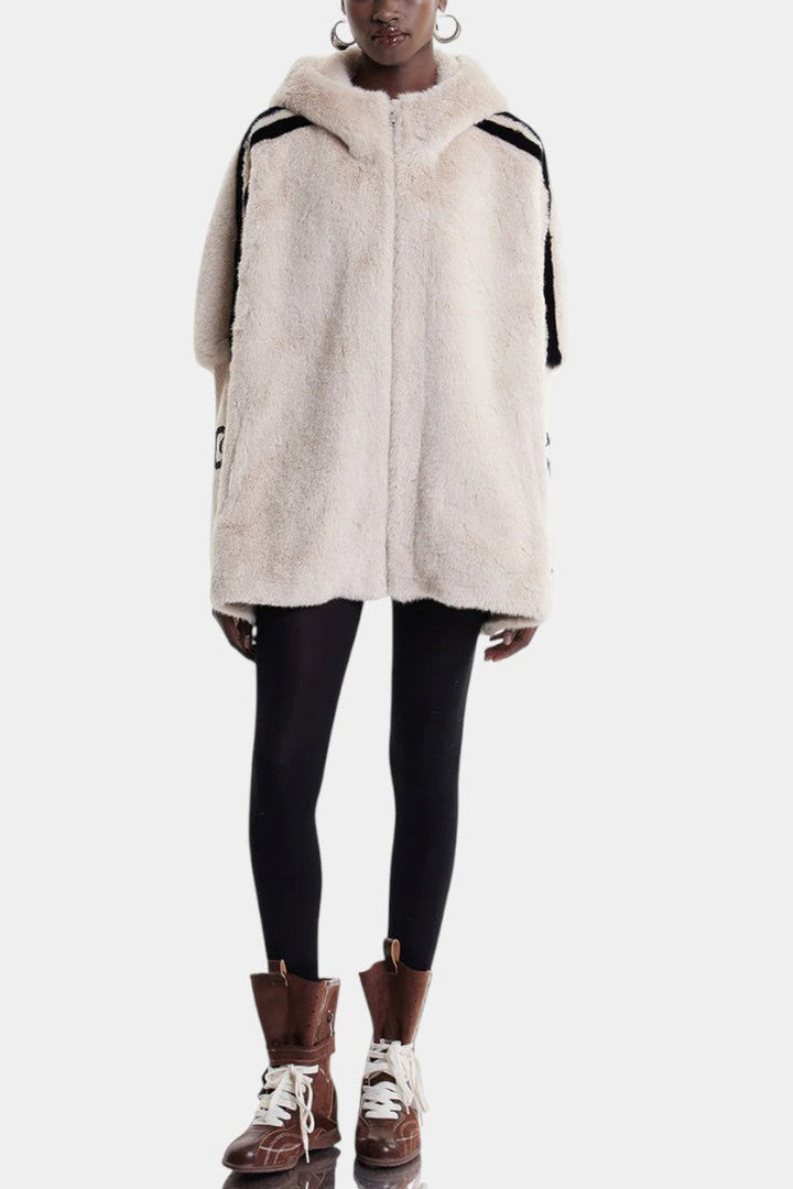 Muriel Faux Fur Hooded Jacket