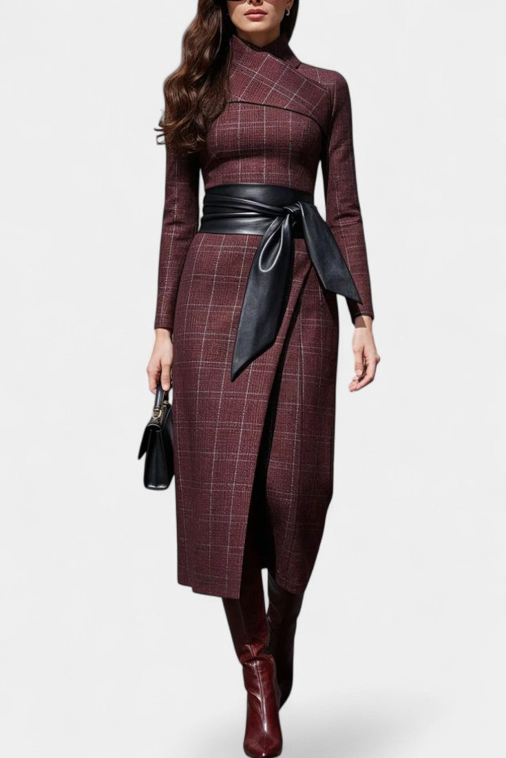 Elegant Asymmetrical Couture Dress by Nayeli