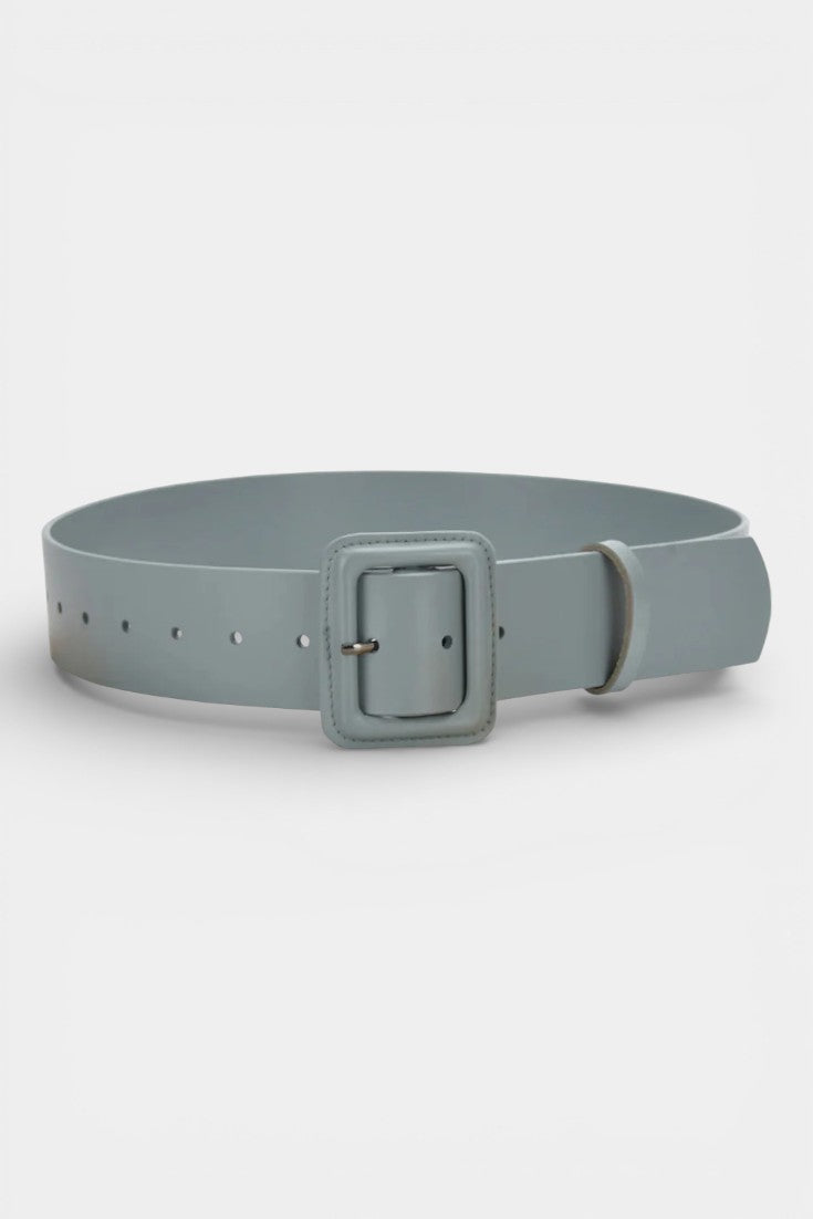 Imitation Leather Square Belt