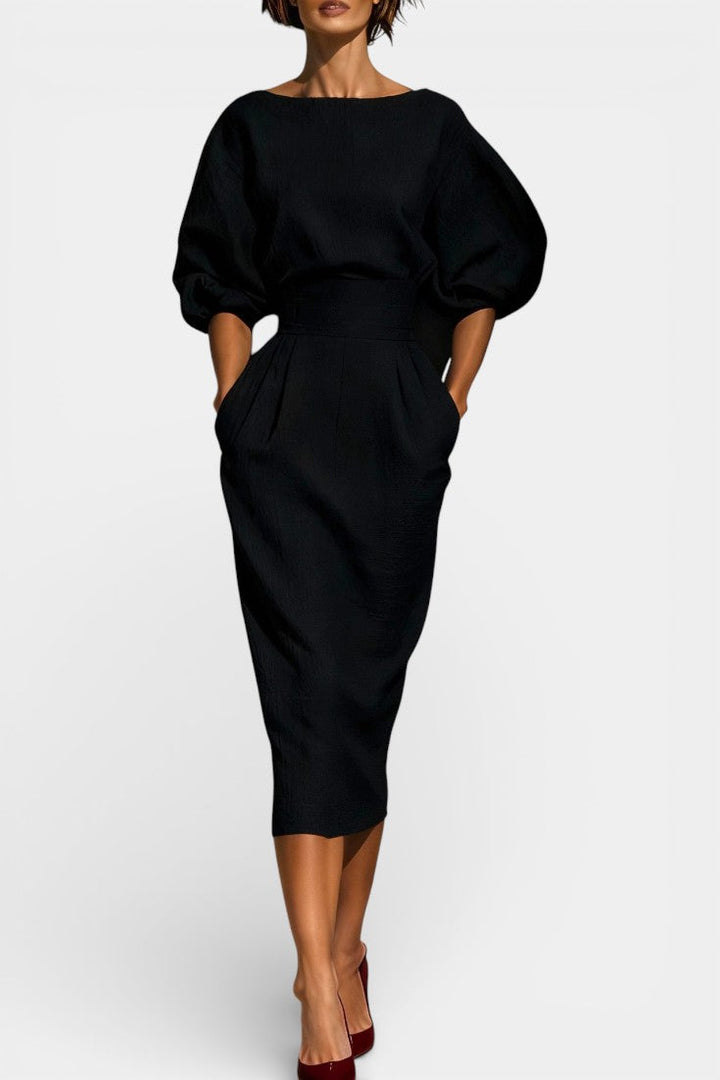 Soizic Structured Top and Midi Skirt Two-Piece Set