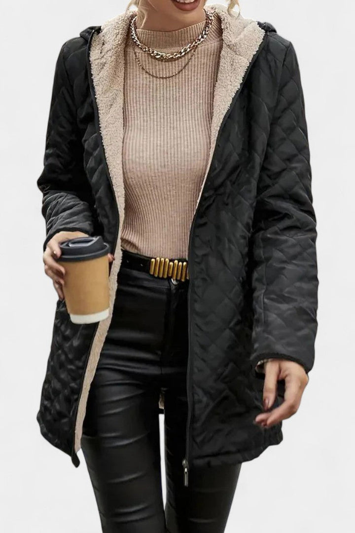 Brélya Fleece-Lined Hooded Jacket