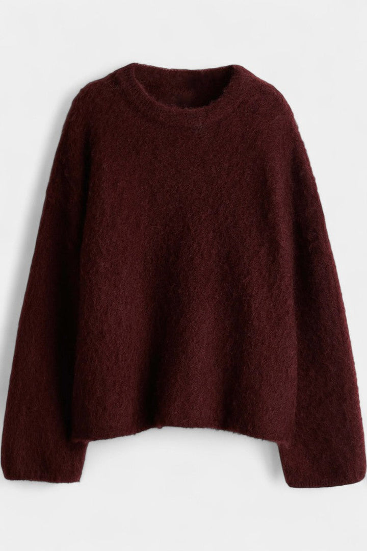 Gia Oversized Sweater & Tailored Midi Skirt Ensemble