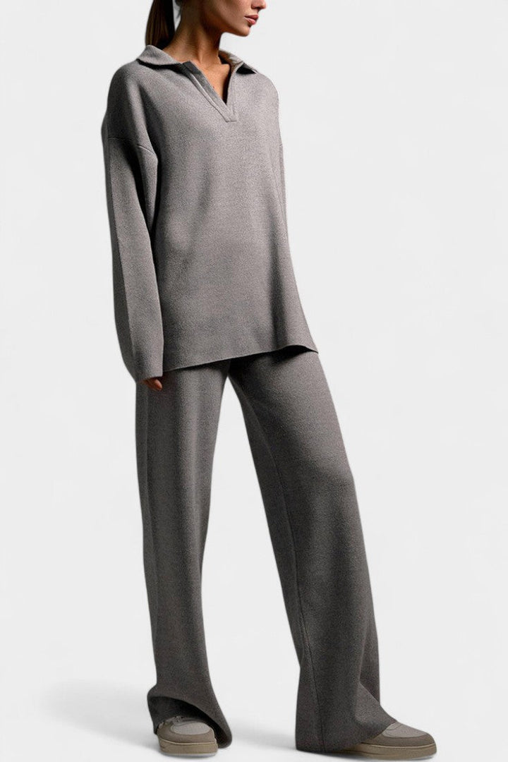 Clairette Two-Piece Soft and Elegant Knit Set