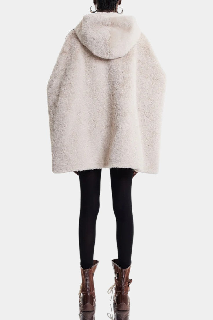 Muriel Faux Fur Hooded Jacket