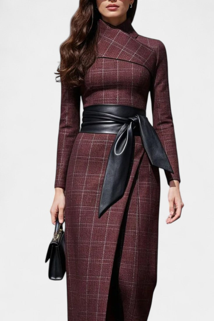 Elegant Asymmetrical Couture Dress by Nayeli