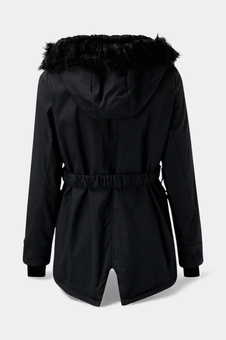 Gwladys Insulated Hooded Parka for Cold Weather