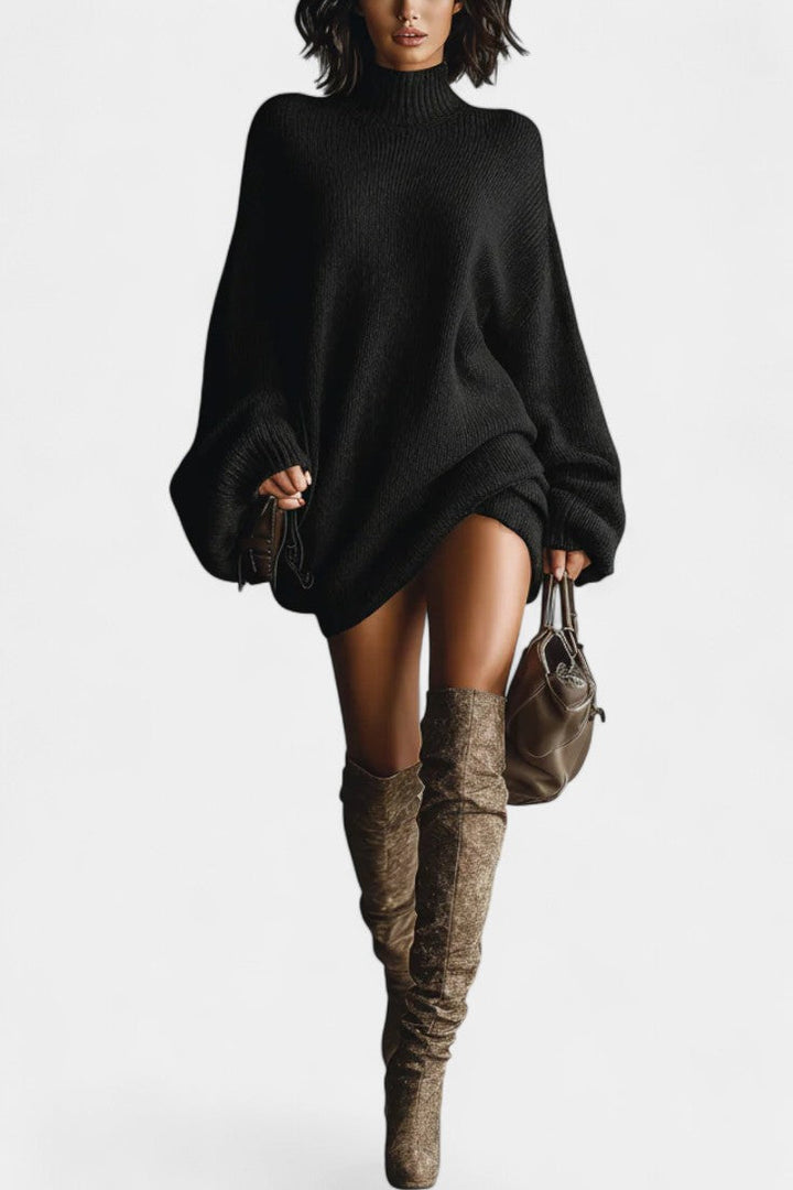 Violaine Retro Mini Knit Dress