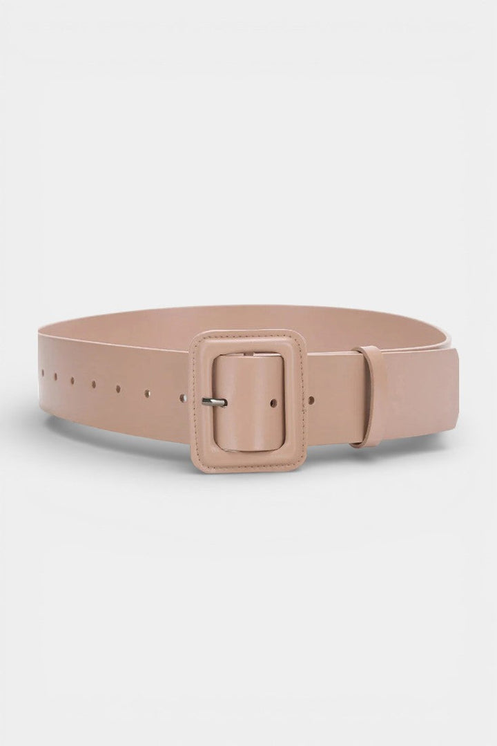 Imitation Leather Square Belt